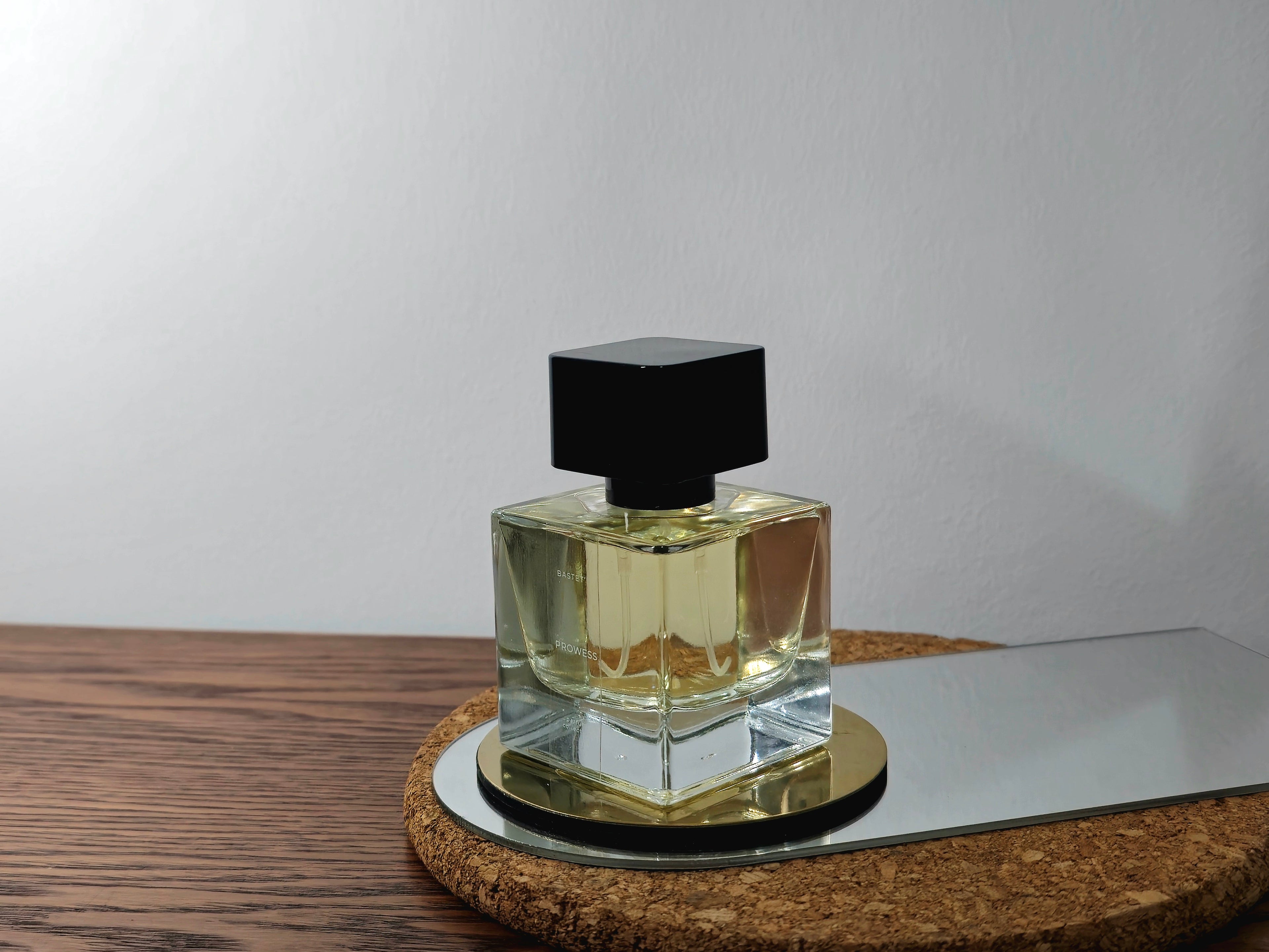 Luxury Bastet's Prowess spell perfume for HIM. High-concentration (20–40% concentration) fragrance oil consecrated for skill and confidence. Part of Circadian Magicks' collection.